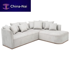Corner sofa LUPEArt Deco stylefabricgray