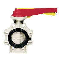 Butterfly valve K4 leverfor liquid food products and beveragesflange