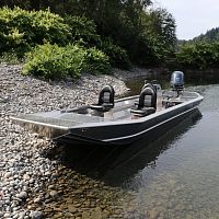 Outboard jon boat ALASKAN LTopencenter consolesport-fishing