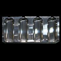 Multi-cavity blow mold DDW-4CAV-fbmfor PET bottlesfor the packaging industry