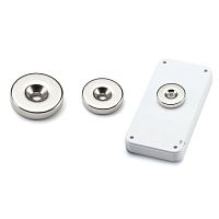 Neodymium magnet NMG seriescylindricalnickel-platedcountersunk