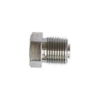 Hexagonal plug FSP seriesthreadedstainless steelwelding