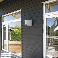 Contemporary wall light A.01outdoorgalvanised steelacrylic