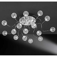 Contemporary ceiling light ASTRO 16LMPglasshalogenhome