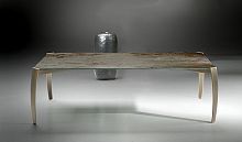 Contemporary table SPIDERglassrectangular