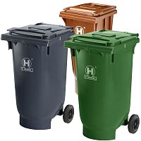 HDPE waste bin MGB KB seriesfor liquid wasteorganic wastewith lid