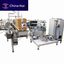 Side label printer-applicator carton