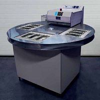 Pneumatic press 1518BSPswagingsealingrotating table