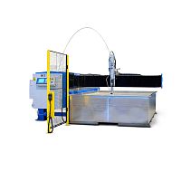 Abrasive water-jet cutting machine T-modelpure water-jetfor metalfor plastics
