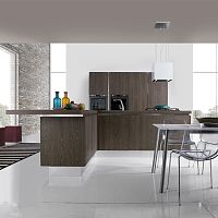 Contemporary kitchen BELLAlaminatewoodenisland