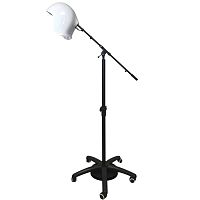 Hair growth phototherapy lamp Casque LED®trolley-mountedblue lightinfrared