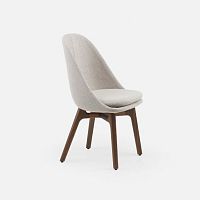 Contemporary dining chair SOLOindoorfabricleather