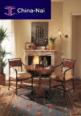 Classic pedestal table OTTOCENTOwoodenroundhome
