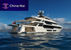 Cruising mega-yacht W172 raised pilothouse6-cabincomposite