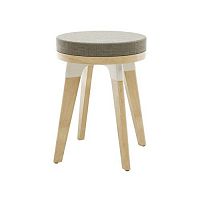 Contemporary stool RESI®solid woodmaplepolyurethane foam