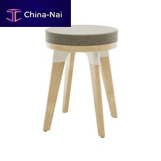 Contemporary stool RESI®solid woodmaplepolyurethane foam