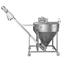 Conical screw mixer MSC-SM continuousstainless steelfor flour