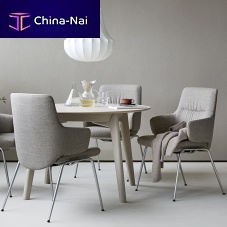 Contemporary dining chair MINTindoorfabricleather