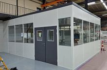 Office partition modular