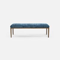 Contemporary bench GABIN beechfabricupholstered