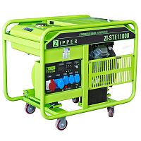 Gasoline engine generator set ZI-STE11000three-phaseon castersdirect fuel injection