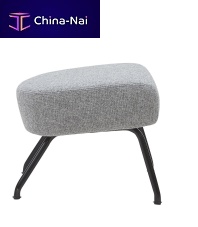 Contemporary footrest HAVANAfabricsteelfor public space
