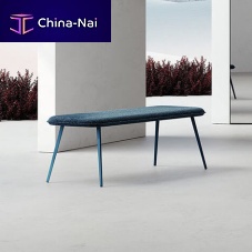 Contemporary upholstered bench KEDUA fabricmetal baseupholstered