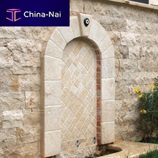 Travertine wall cladding SPLIT FACE 100XFLoutdoortextureddecorative