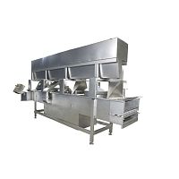 Air blast dewatering system continuousfor the food industrystainless steel