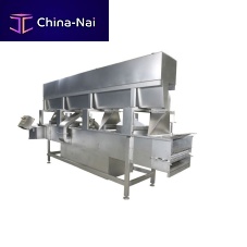 Air blast dewatering system continuousfor the food industrystainless steel