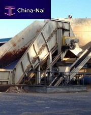 Chain conveyor troughtransportloading