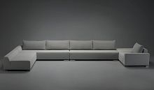 Modular sofa MUUNDcontemporaryfabricleather