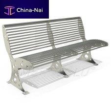 Contemporary bench MOB-340stainless steel