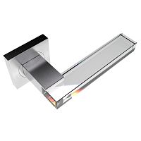 Glass door handle GUIDERO Pachastainless steelcrystalcontemporary