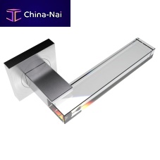 Glass door handle GUIDERO Pachastainless steelcrystalcontemporary