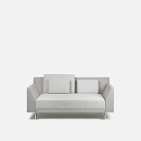 Contemporary sofa Meritfabricgraywooden