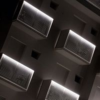 Glass railing aluminumsteelwith panels
