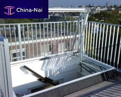 Roof hatch MEGALUXrectangularmetalglazed