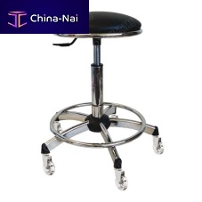 Veterinary facility stool SGA002 height-adjustablerotatingwith footrest