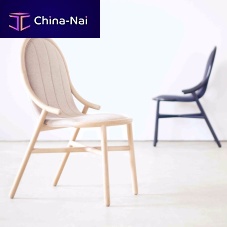 Contemporary chair STARTUPindoorfabricbeech base