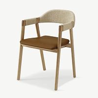 Contemporary chair Nishanindoorleatherrattan