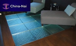 Patterned glass panel THE FINAL TOUCHtranslucentfor flooringhigh-resistance