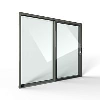 Lift-and-slide patio door FIN-SlidealuminumPVCdouble-glazed