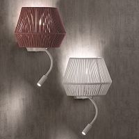 Original design wall light BANYOoutdoorropehexagonal