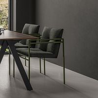 Contemporary chair MOMENTindoormetalfoam
