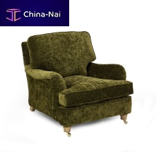 Contemporary armchair Howardfabricupholsteredgreen