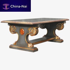 Baroque table 751 Bbeechlacquered woodbeech base