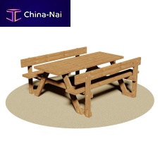 Contemporary picnic table WEEK-ENDwoodenwooden baserectangular