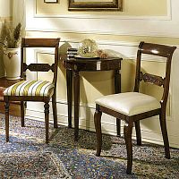Classic chair 119X E BISindoorfabricmaple base