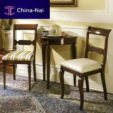 Classic chair 119X E BISindoorfabricmaple base